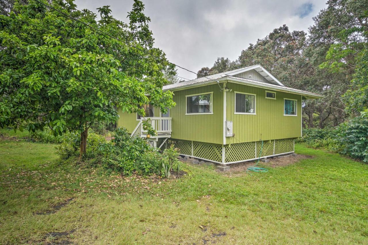 Peaceful Abode With Deck, 13 Mi To Black Sand Beach! Naalehu Extérieur photo