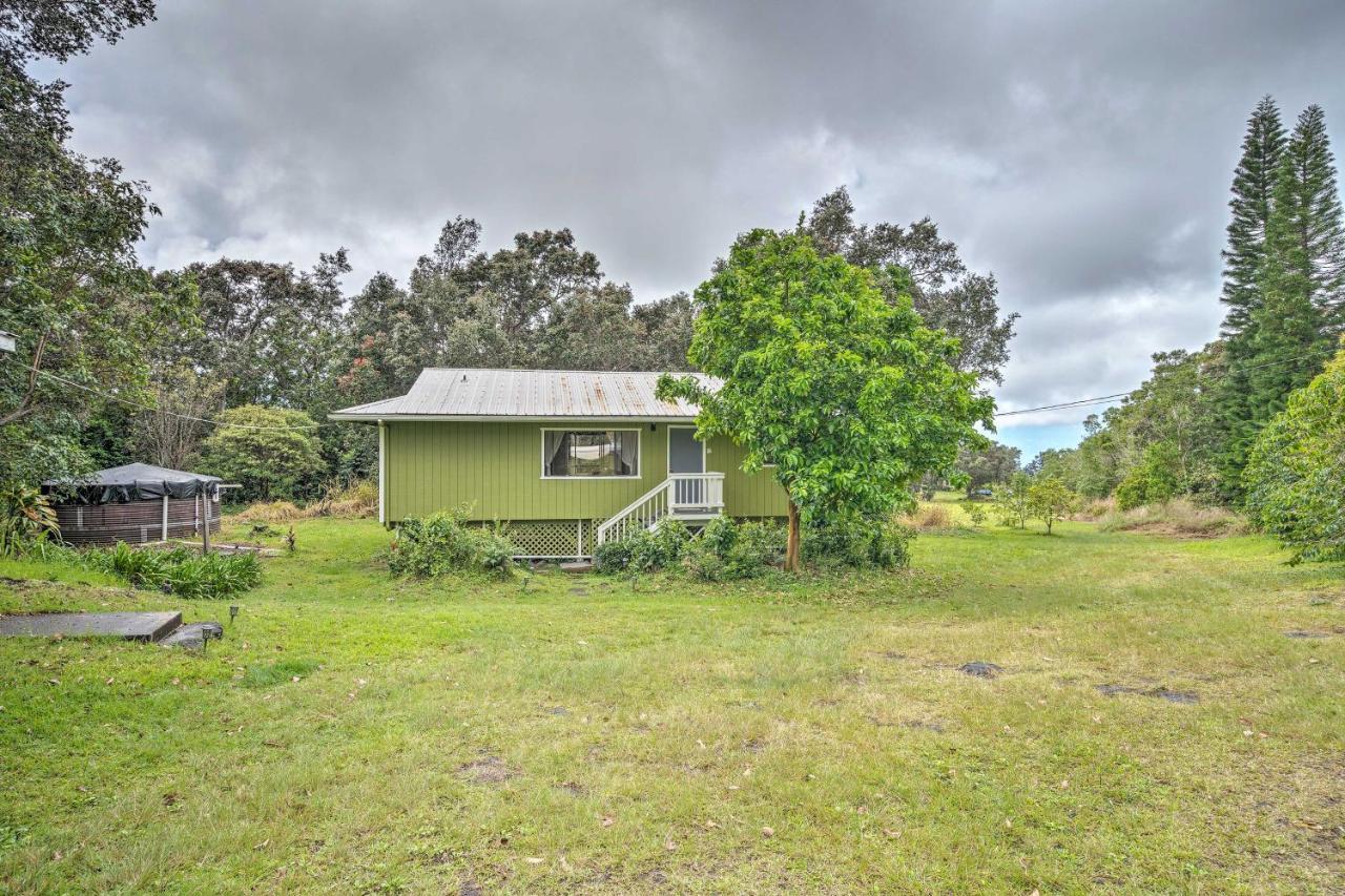 Peaceful Abode With Deck, 13 Mi To Black Sand Beach! Naalehu Extérieur photo