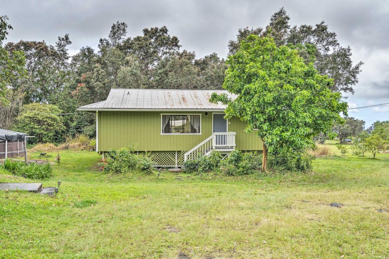 Peaceful Abode With Deck, 13 Mi To Black Sand Beach! Naalehu Extérieur photo